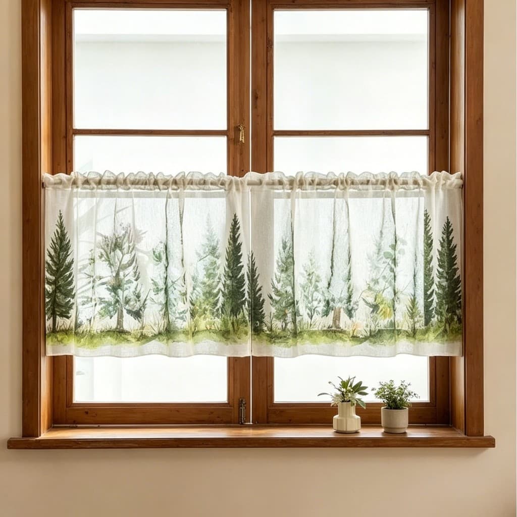 Cortina pequena meia cortina de renda meia Blackout divisória cortina de escritório entrada cozinha banheiro decoração c