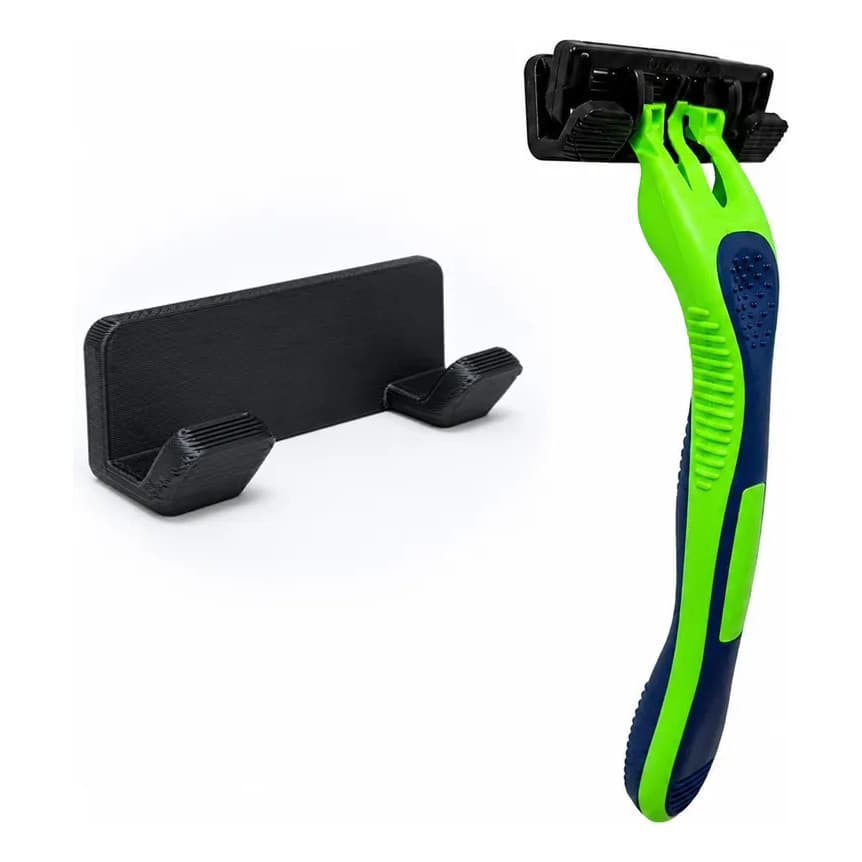 02 Suporte Para Prestobarba Barbeador Banheiro Razor