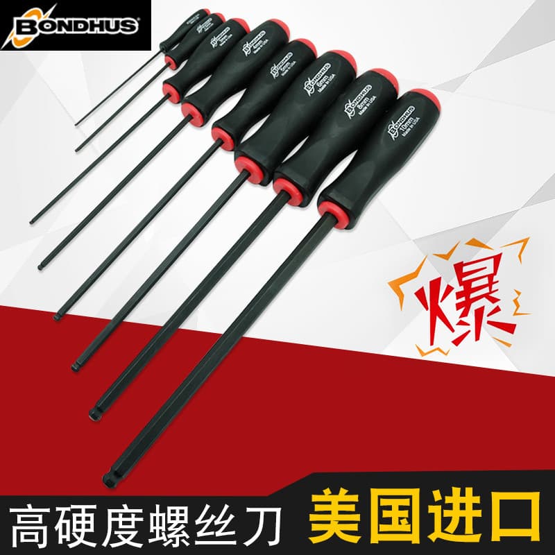 Chave Allen Chave de Fenda Única 2/3/5mm American Bolton Importado Chave Allen Métrica Estendida