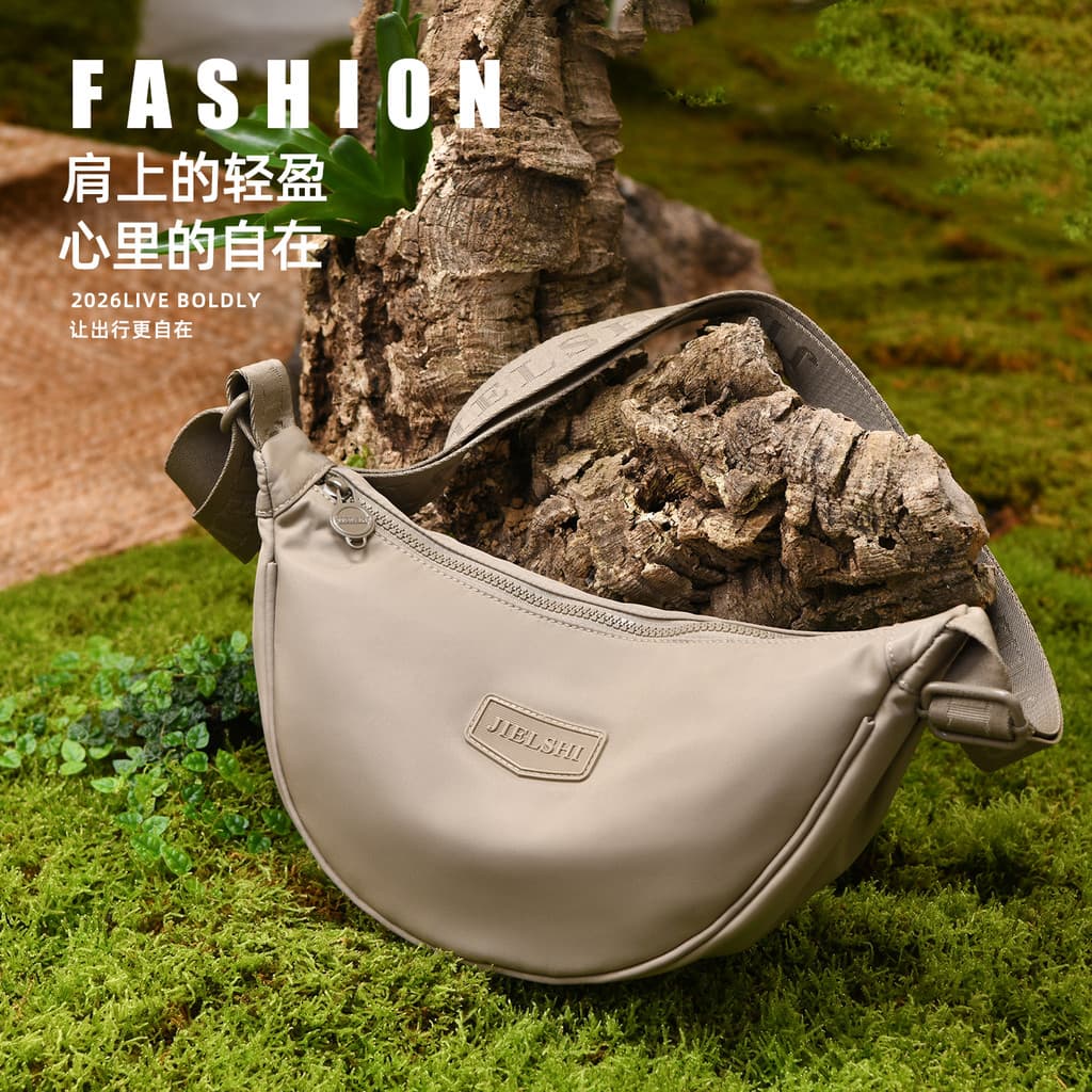 Bolsa mensageiro feminina, bolsa de bolinho diária, bolsa mensageiro de ombro, estilo mãe de meia-idade, passeio Messen