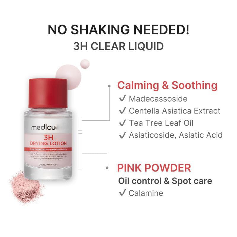 3H noite acne soro de limpeza medicube acne fogão muscular Ganshi Centella Asiatica chá árvore produtos cuidados com a p