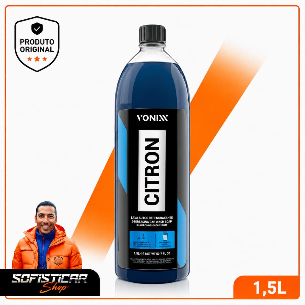 CITRON VONIXX - Lava Autos Desengraxante Concentrado (1,5L)
