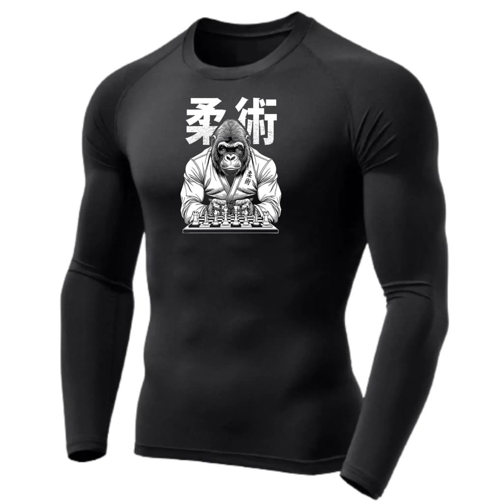 Rash Guard Masculina Treino Compressão UV FATOR 50+ Jiu Jitsu Academia