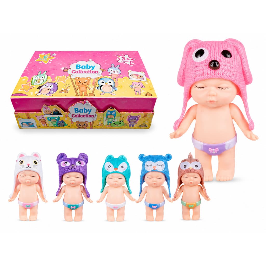 Boneca Bebê Sorvetinho 11 cm com acessórios • Mini Boneca no Cone • Brinquedo Infantil • Presente Criativo