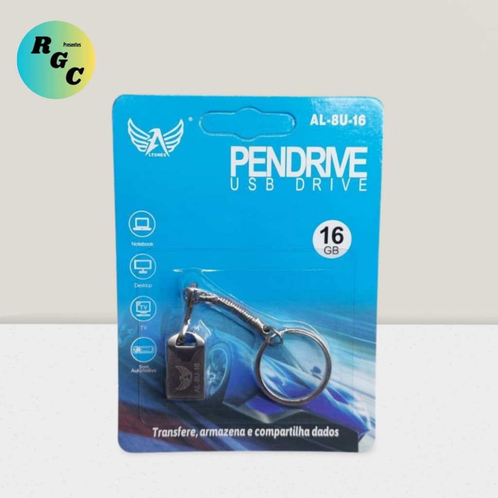 Pendrive 8GB estilo chaveiro