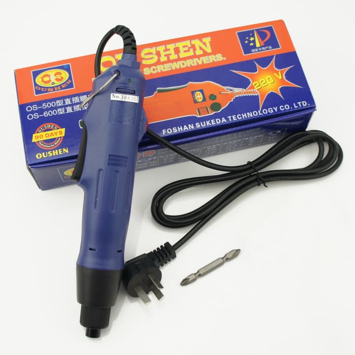 OUHEN OS-500 220V Plugue Reto Chave de Fenda Elétrica Chave de Fenda Chave de Fenda Elétrica Lote Regulação de Velocidad