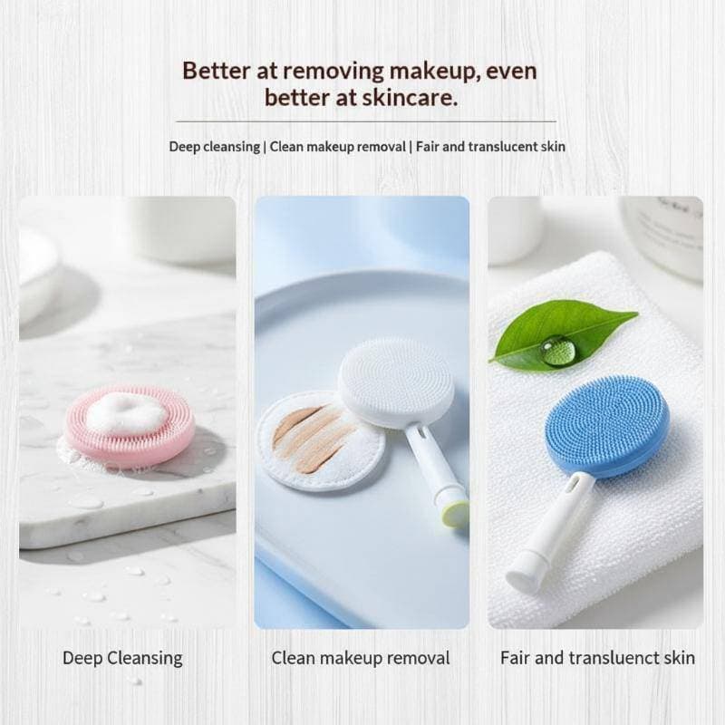 Escova Facial Headpatible Com B De Dentes Elétrica Silicone Macio Não Irritante Para Pele Sensível Limpeza Profunda Diár