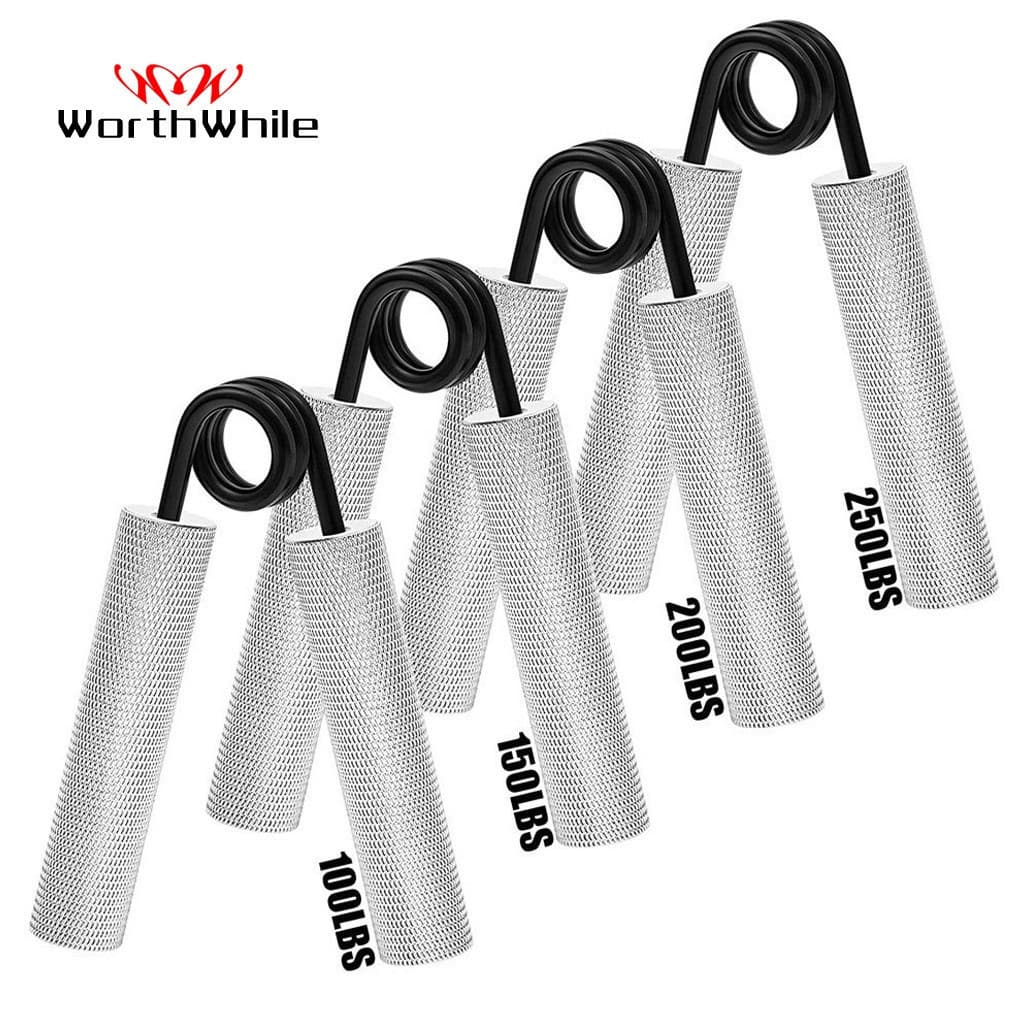 WorthWhile 50-350LBS Gym Fitness Alloy Hand Grip Men Dedo Ajustável Força Exercitadora Pesada Treinador De Garras De Rec