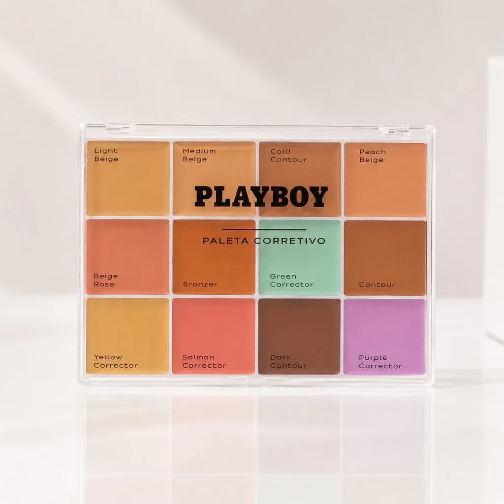 Paleta De Corretivo Playboy 12 cores