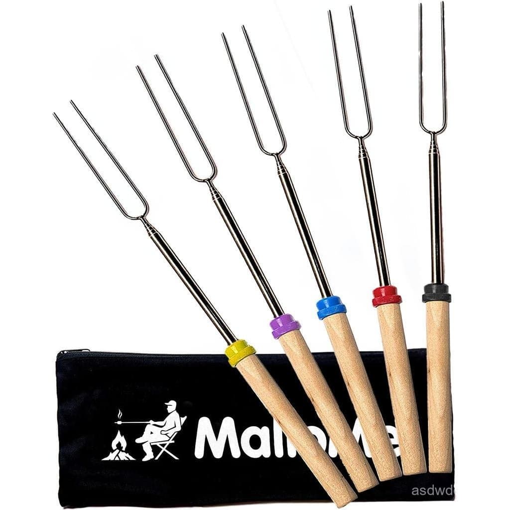 Melhores Espetos para Fogueira, Espetos Longos para Assar Marshmallow ou U6UP