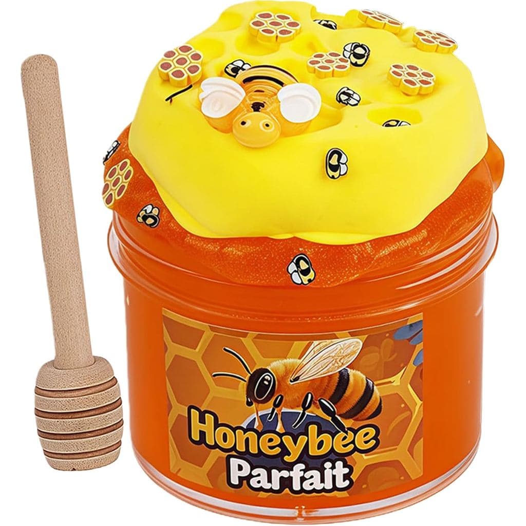 Kit de Slime de Mel DIY YHan, Slime Macio e Elástico Não Pegajoso para Crianças, Cubos de Gelatina Crocantes para Brinca