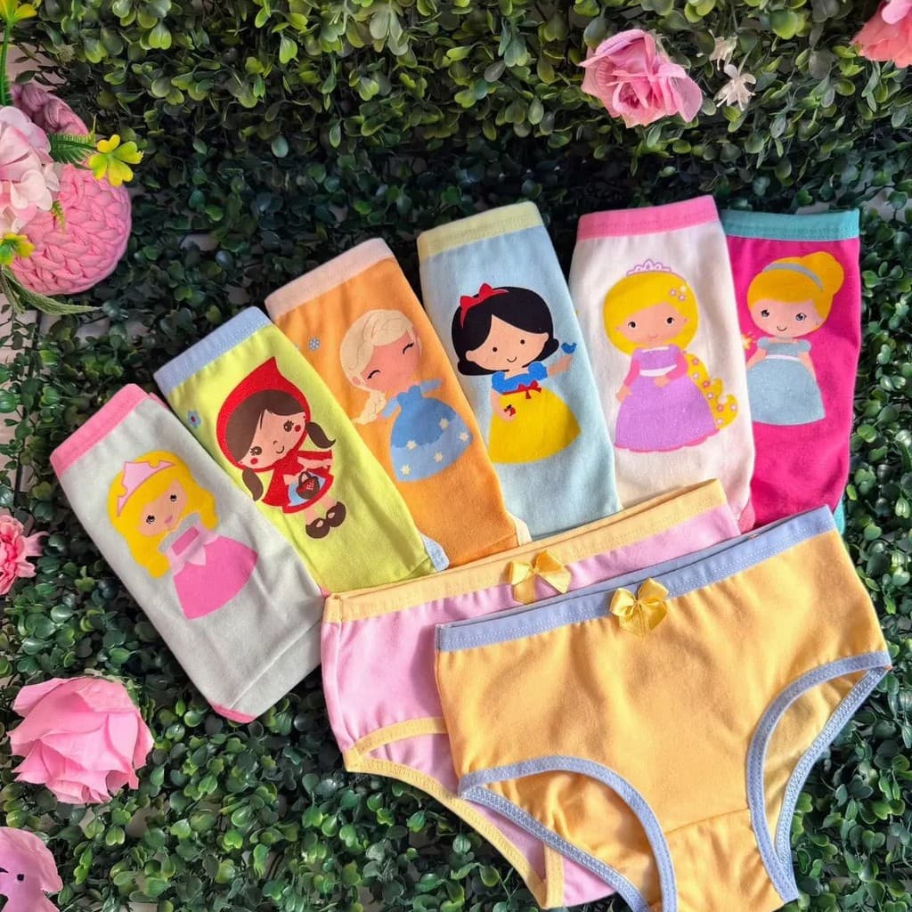 Calcinha Cotton para Menina – Kit Feminino Perfeito para o Desfraude Conforto