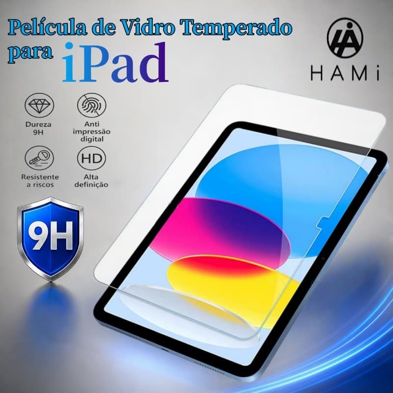 HAMI Película de Vidro Temperado para iPad Filme Protetor de Alta Definição Anti-Impressão Digital