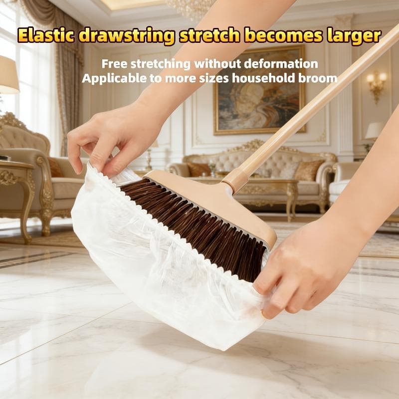 100 Unidades De Capas De Vassoura Eletrostáticas Descartáveis , Não Tecido , Anti-Emaranhado , Panos De Substituição Par
