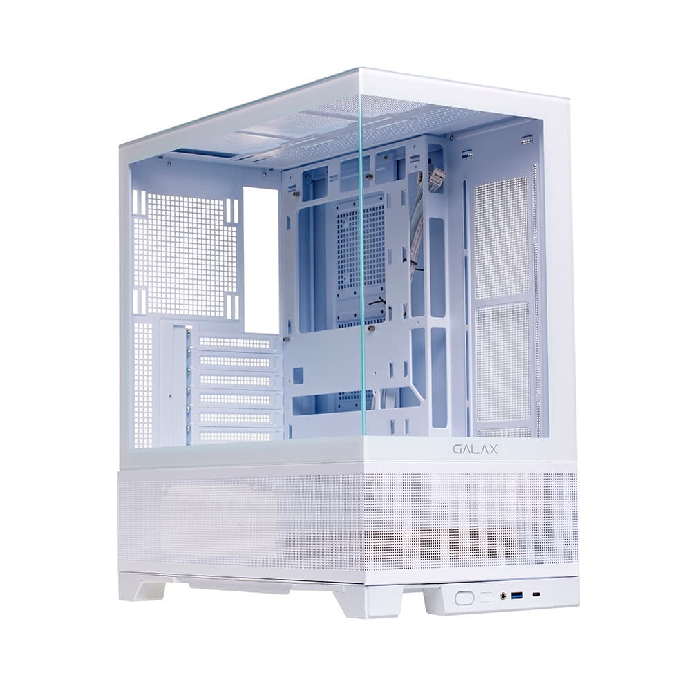 Gabinete Gamer Galax Centaurus Mid Tower ATX Sem Fans Branco