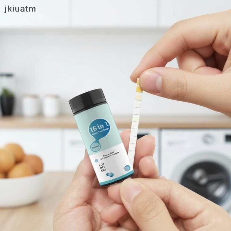 [jkiuatm] Tiras De Teste De Monitor De PH De Aquário 16 Em 1 50/100 Unidades Kit Profissional De Qualidade Da Água Para