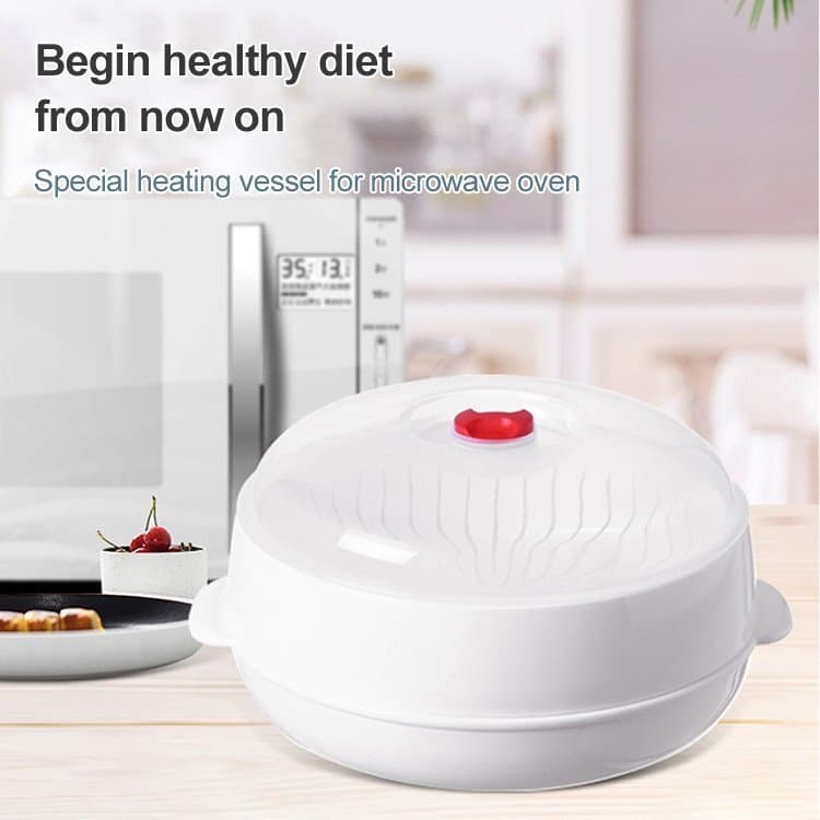 [Utensílio Essencial] Vaporizador Para Microondas/Plástico/Cozinha/Utensílio de Vapor