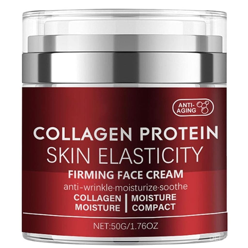 Hidratante facial de colágeno, equipado com bomba airless, o colágeno proporciona elasticidade e firmeza ao rosto, ofere