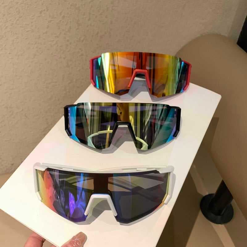 Meninos único ciclismo óculos crianças bonito óculos de sol meninas à prova de vento pára-sol moda Hip-Hop óculos de sol