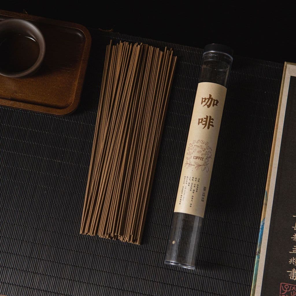 Fragrância de café escritório meditação incenso Natural aromaterapia sala chá estudo calmante relaxar fragrância casa ar