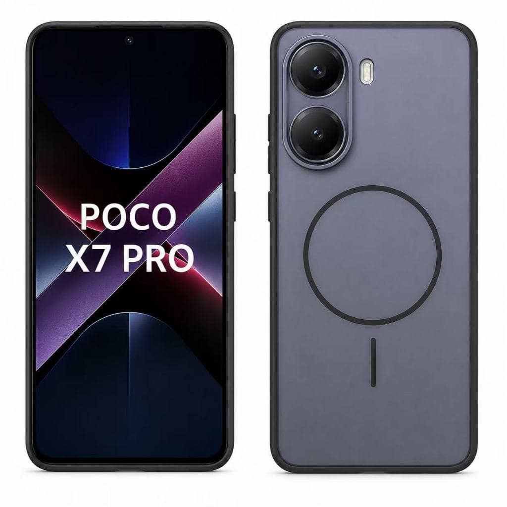 Kit Capa Capinha Anti-Impacto Premium Fosca + Película Cerâmica para poco x7 pro
