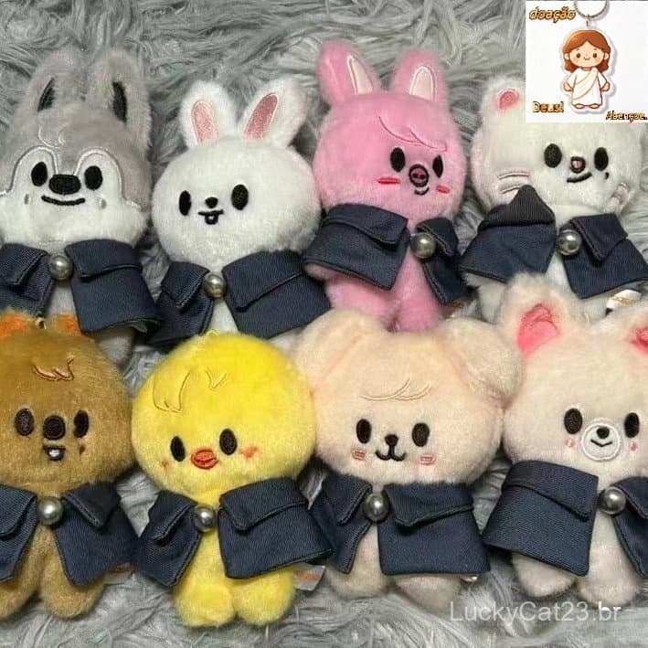 Chaveiro de Pelúcia Yuntian skzoo Stray Kids, Brinquedo de Pelúcia skzoo