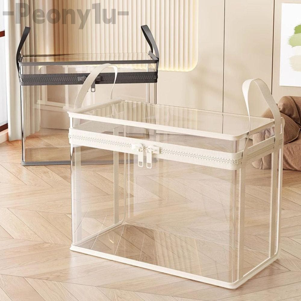 Saco De Armazenamento De Boneca PEONY , Caixa Organizadora À Prova De Poeira Visível Transparente , Empilhável