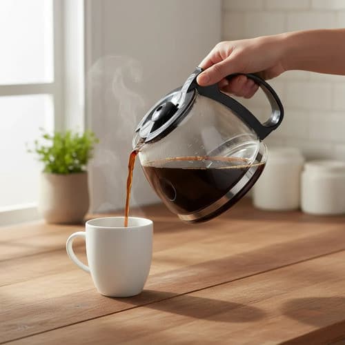 Jarra de Reposição para Cafeteira Agratto Vetro Caffe 30 xícaras cev30 Cor Preto