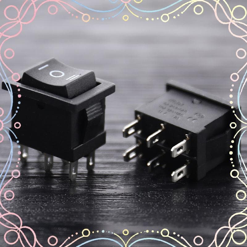 BUD SPDT On/Off/AC 16A/250V 3 Pinos Barco Roer Switch Terceira Engrenagem 3 Posição Quente