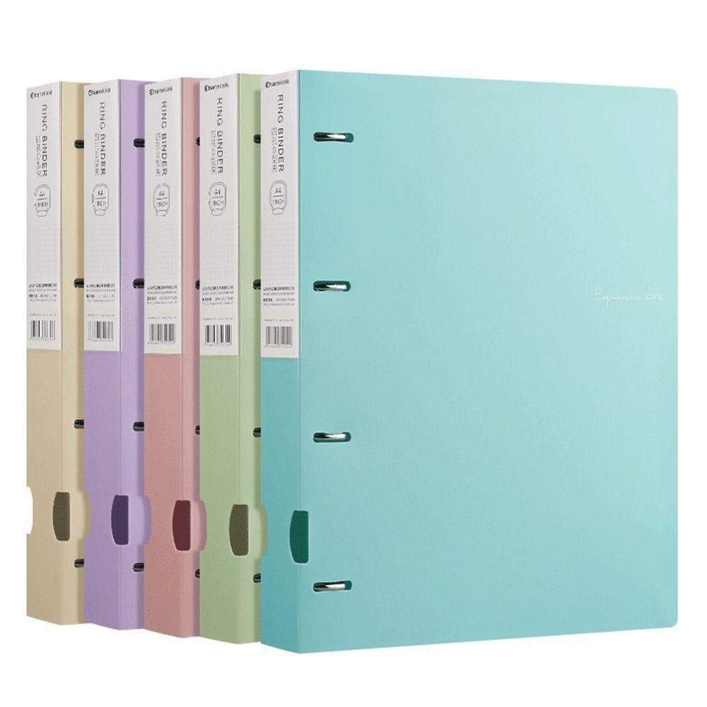 Pastas De Pasta MSEADA , Display De Arquivo A4 Colorido Morandi Para Armazenamento De Documentos , De Folhas Soltas Espe