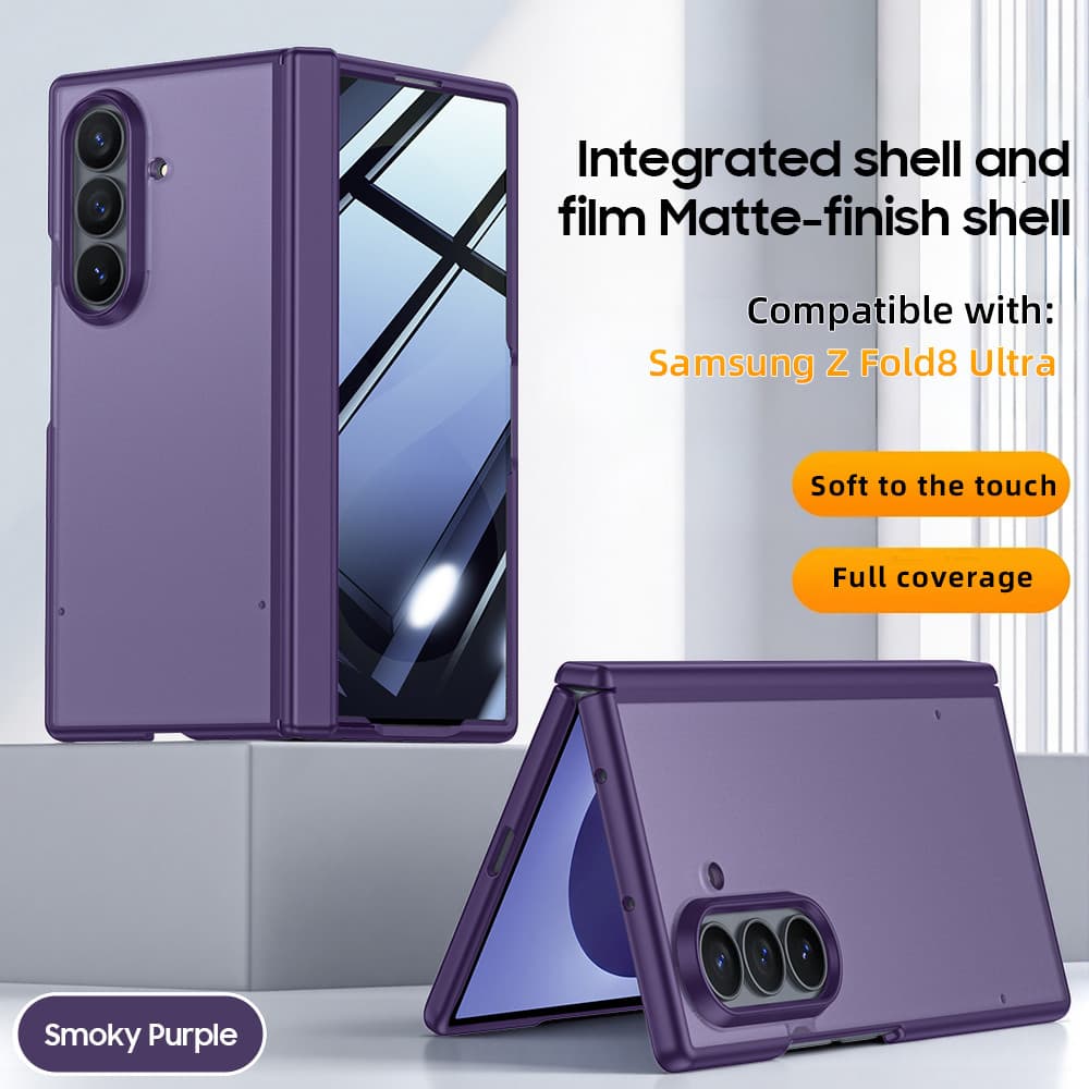 Capa De Telefone Semitransparente Lixada Para Samsung Galaxy Z Fold 8 Ultra Fold8 Wide Fold8 5G Dobradiça Dobrável Magné
