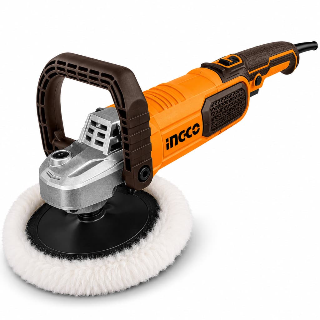 Politriz Angular Elétrica Automotiva Ingco Profissional 1400W 220v 7 Polegas Velocidade Variável
