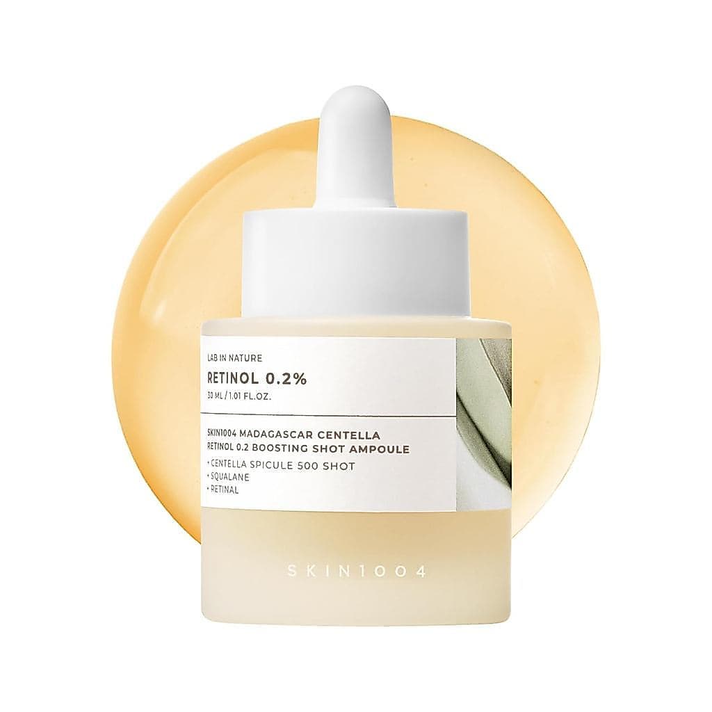 Ampola 1004 Retinol 0,2% Boosting Shot, sérum facial para elasticidade, essência facial com retinol e ampola de centella