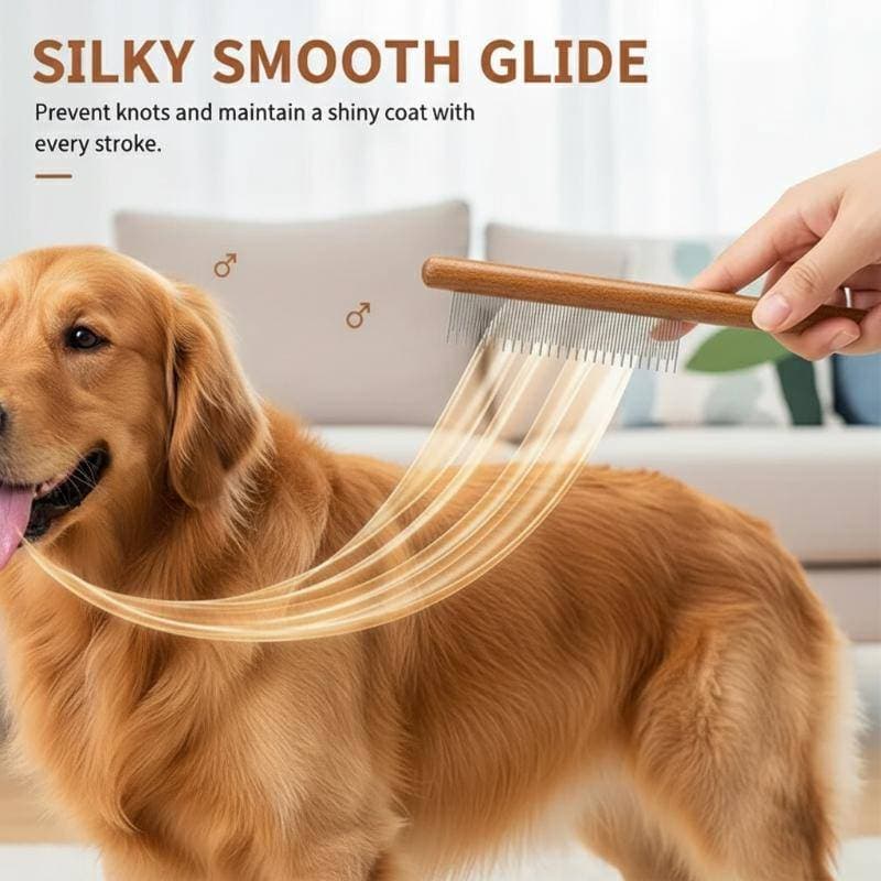 Aether Cat Eye Poopb Madeira Rosto Groomingb Suave Desembaraçar Ferramenta Para Remoção De Pêlos De Animais De Estimação