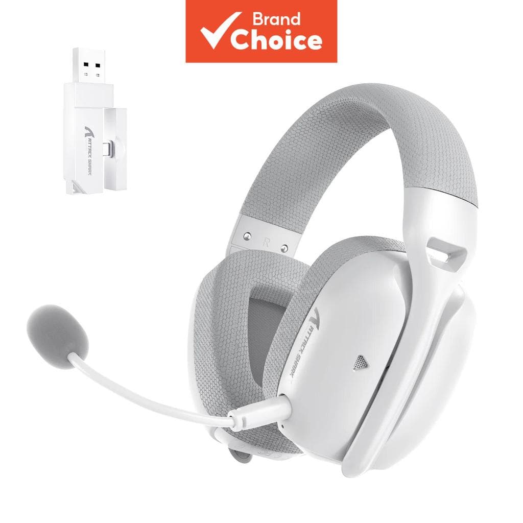 Fones de Ouvido Shark L80PRO - Fones de Ouvido para Jogos Sem Fio, Tecnologia Lightseed, Duplo Modo com Microfone, Fones