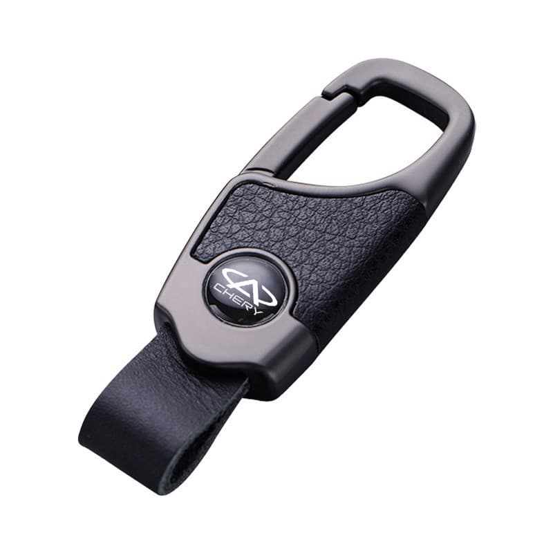 Chery Logotipo Do Carro Chaveiro Metal Couro Criativo Porta-Chaves Para Tiggo 5x 8 7 Pro 4 Omoda 5 E5 TJ-1 Face QQ EQ1 E