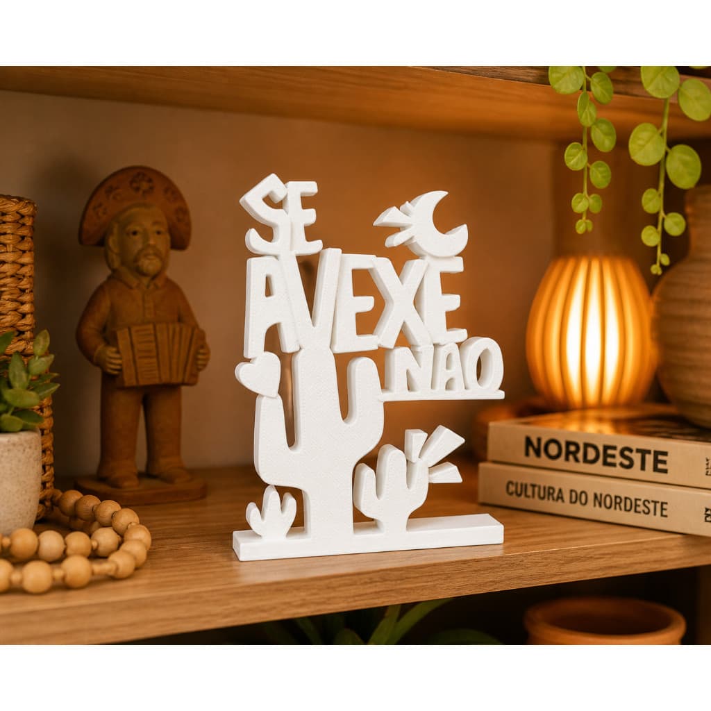 Placa Decorativa Se Avexe Não - Decoração Cultura Nordeste - Presente Criativo Meme Casa Escritório