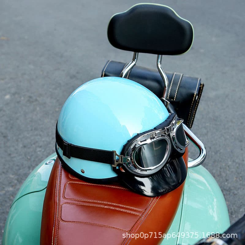 Capacete 3C novo padrão nacional veículo elétrico Retro capacete Unisex meio capacete ciclismo bateria carro vendas dire
