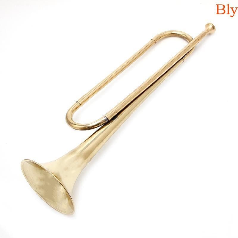 Bly Retro B Flat Bugle Trompete Escola Banda Cavalaria Orquestra Iniciante Nova