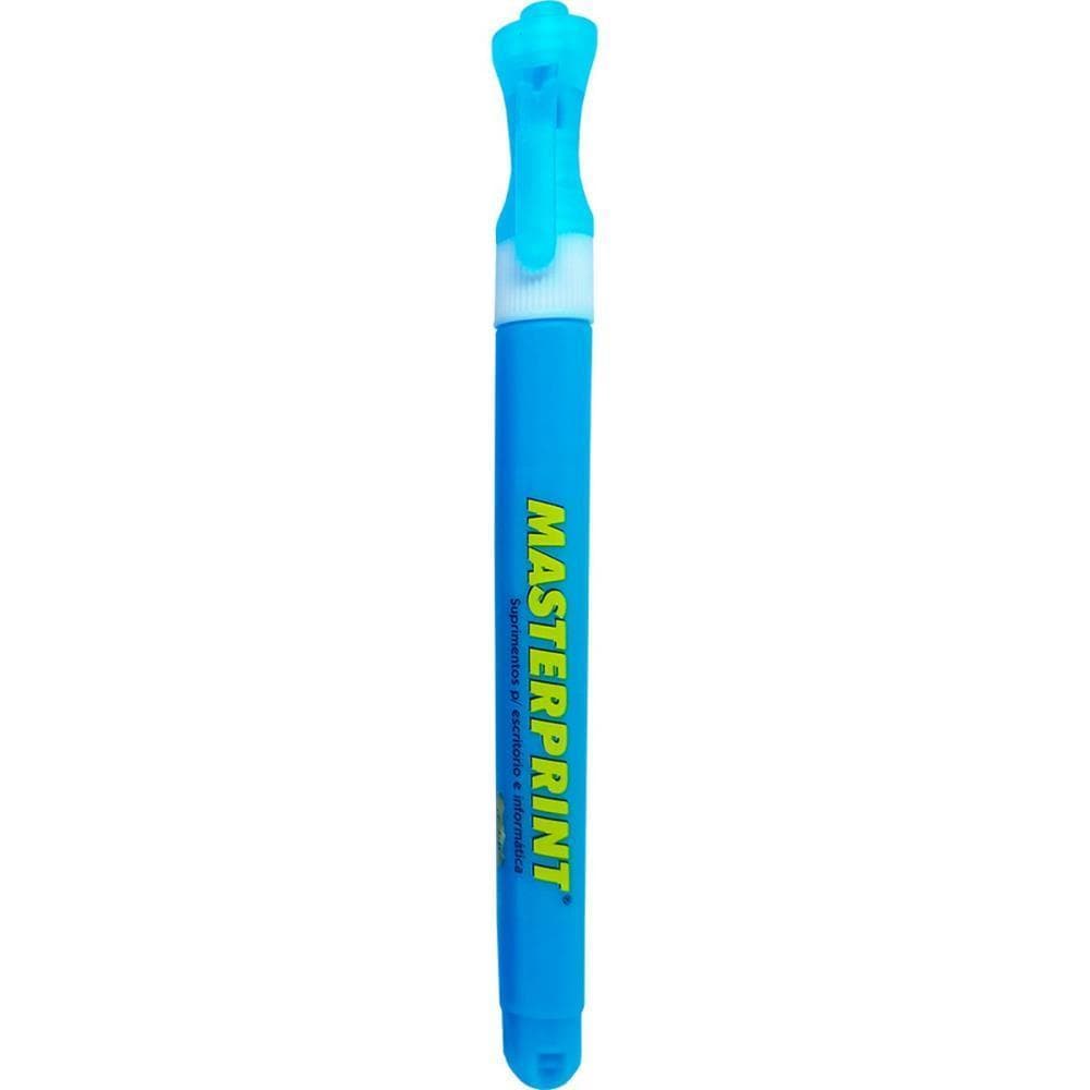 Caneta Marca Texto MP 614 Neon SLIM Azul CX.C/12