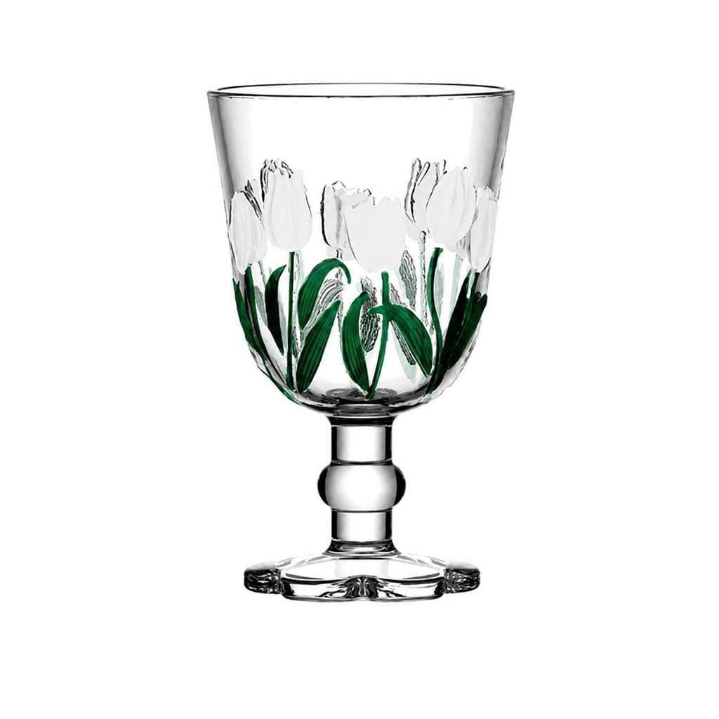 Jg.6 Taças de Cristal Tulipa Branco 280ml L'Hermitage