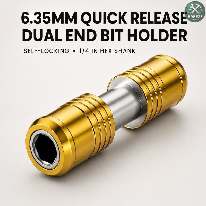 6.35 Mm 1/4 Pol . Dupla Extremidade De Liberação Rápida Broca Suporte De Com Travamento Automático Adaptador De Haste He