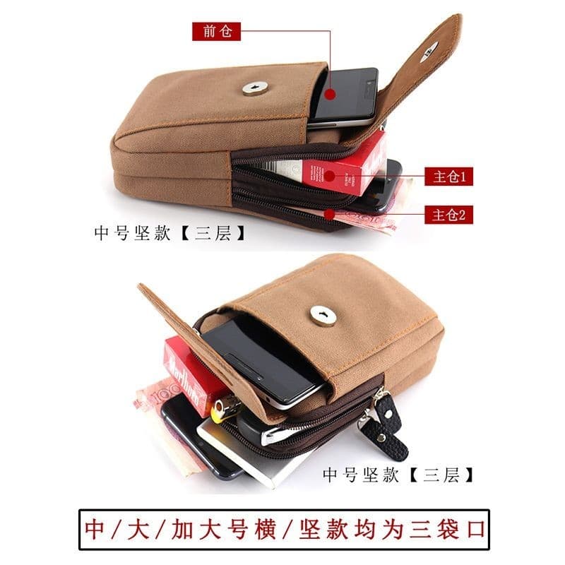 Bolsa para celular estilo cinto vestível local de trabalho ao ar livre bolsa para celular estilo Vertical Horizontal prá
