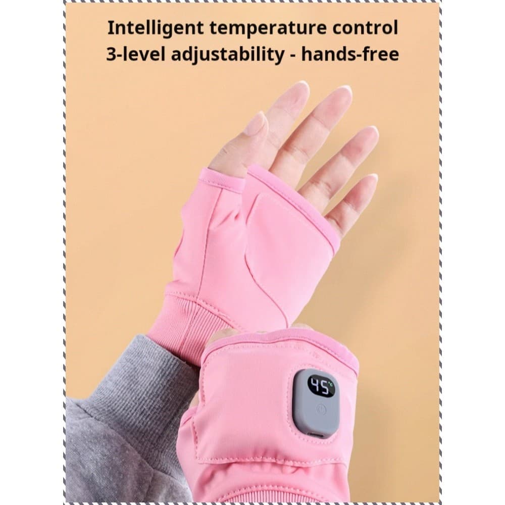 【Ideal para Inverno】Luvas elétricas inteligentes de aquecimento com bateria de longa duração para outono/inverno luvas i