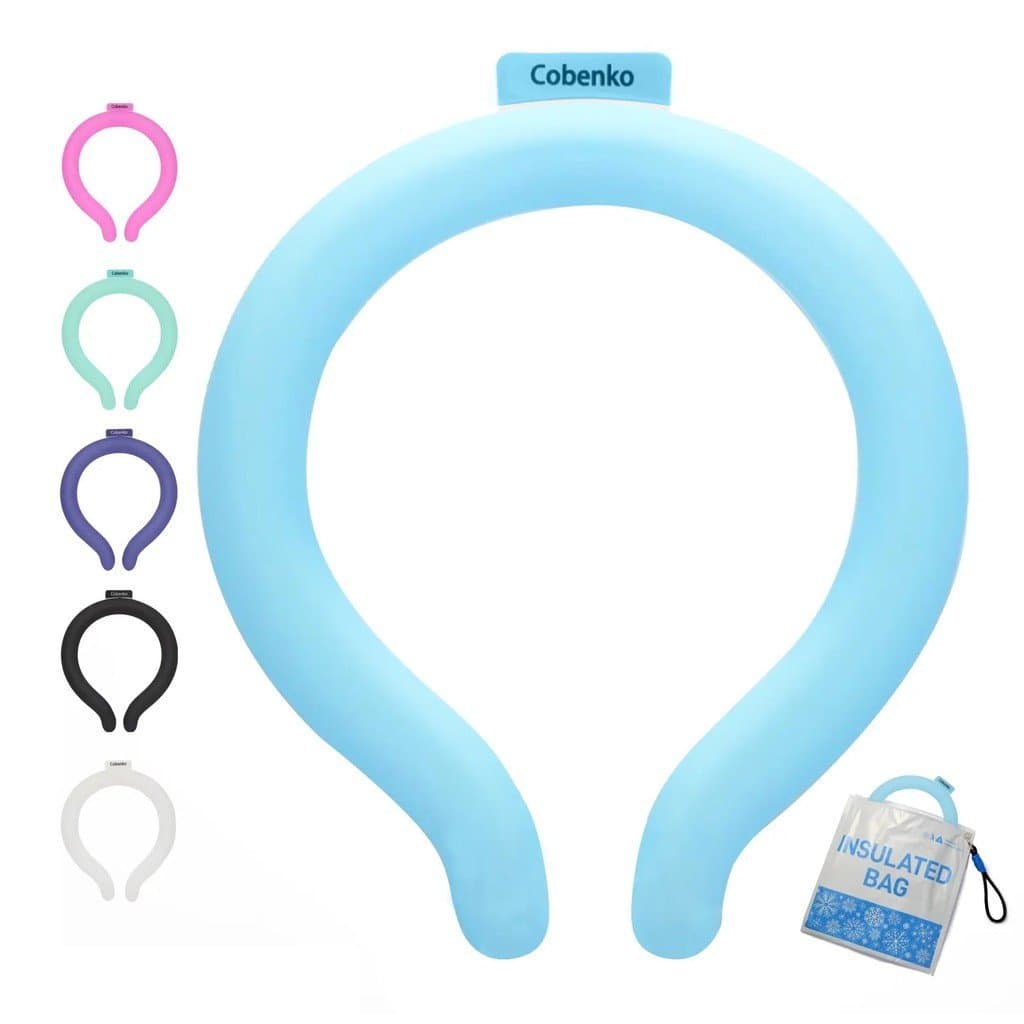 Tubo de Resfriamento para Pescoço com Bolsa Isolante, Anel de Gelo Reutilizável, Produtos de Resfriamento Corporal Vestí
