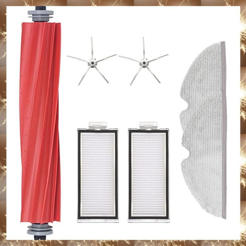 (Div Para Q7 Max/Q7/T8 Robô Aspirador De Pó Principal Escova Lateral Filtro Hepa Mop Pano Peças Reposição