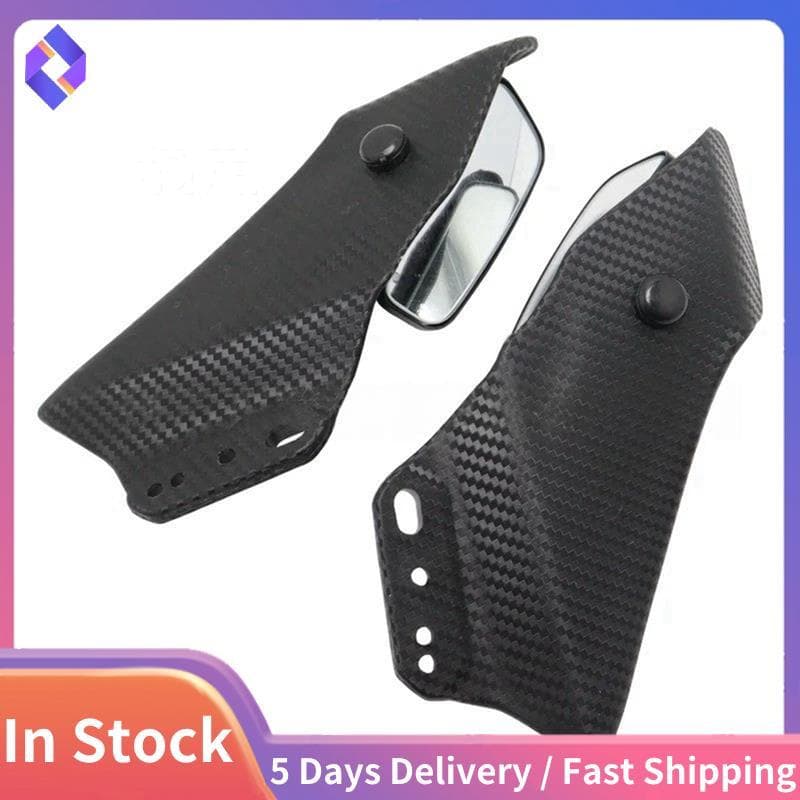 Para CBR650R 400R 500R YZF R1RM R6 Tmax Acessórios Da Motocicleta-Manivela Lateral Ajustável Com Espelho Retrovisor (1 P