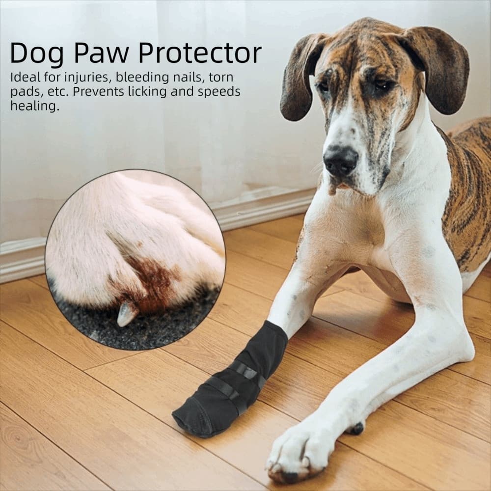 Capa Protetora Para Patas De Cachorro TROEBRFT , Bota De Recuperação De Feridas À Prova D'água Anti-Lamber , Sapatos Res
