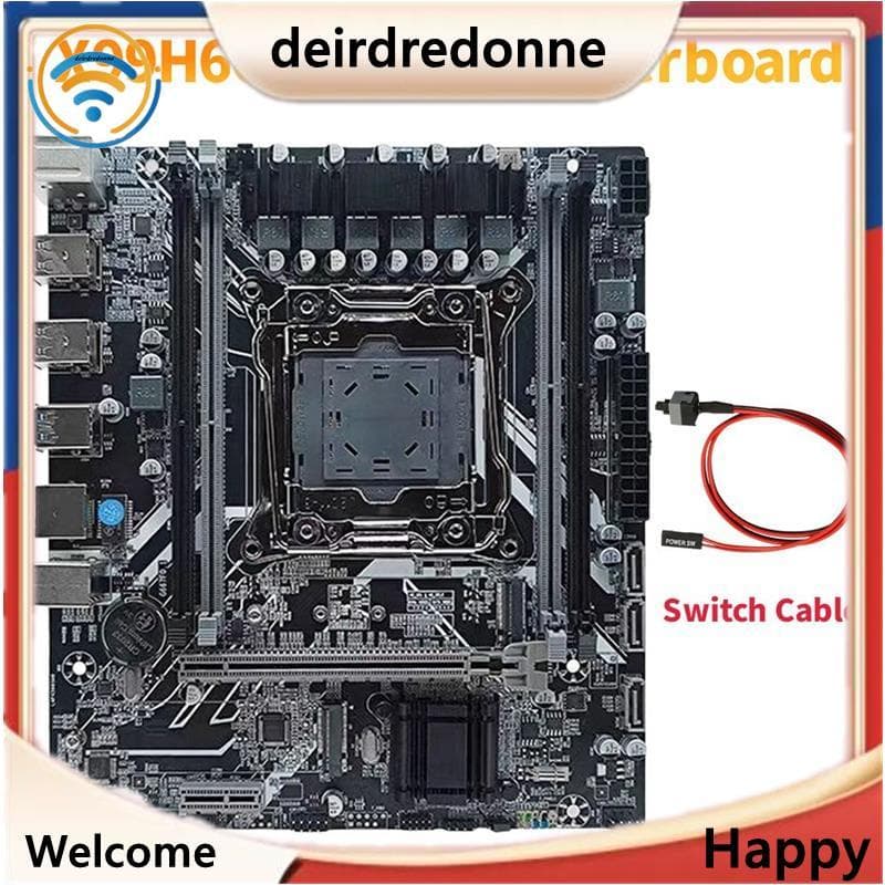 X99H667 DDR4 Placa-Mãe LGA 2011-3 H81/B85 Chip Suporta 4X DDR4 RAM M . 2 NVME Gigabit Ethernet X99 De Desktop