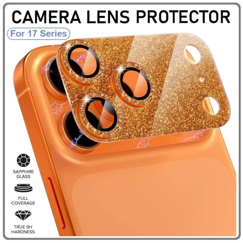 Protetor De Lente De Câmera Brilhante Para Iphone 17 Pro Max 17 17 Ar 17 Resistência À Queda Capa Traseira Da